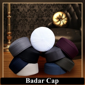 Ropa islámica Badar Kufi Producto hecho a mano Hombres Ligero Badar Kufi Hecho a medida Badar Kufi Cap - Product Image 4