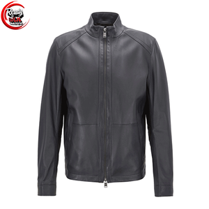 Haute qualité personnalisé 100% cuir hommes veste résistant à l'eau toile rue hiver couleurs personnalisées pour motos-vente en gros - Product Image 3