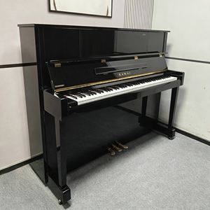 Japan Used Kawai KU10 Burgundy Upright Piano Warm Tone Precisely Tuned Professional Choice Pure Tone Comfortable Touch - Product Image 1