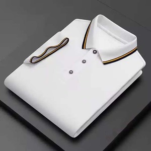 Camisa OEM de algodón de talla grande, Polo de manga corta para hombre de estilo callejero, transpirable, ropa de calle de diseño personalizado OEM - Product Image 6