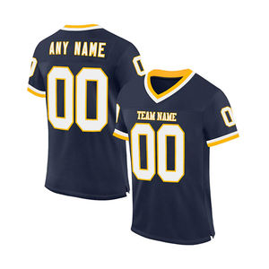 Uniforme de football américain classique Kivotech, maillot personnalisé, short, couture de haute qualité, 100% polyester respirant, séchage rapide - Product Image 2