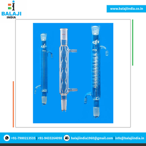 Vidrio de borosilicato más vendido, condensador Liebig, cristalería de laboratorio duradera para condensación de vapor eficiente, exportador indio - Product Image 3