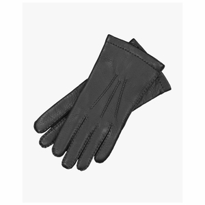 Gants d'hiver en cuir véritable pour hommes - Product Image 2