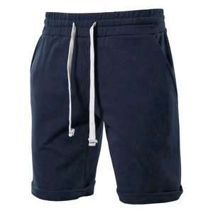 Ropa de calle Vintage para hombre, pantalones cortos de alta calidad lavados con ácido desteñidos al sol, 100% algodón, ajuste holgado, pantalones cortos con logotipo personalizado con serigrafía - Product Image 3