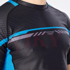 Nuevo Producto de Moda, Personalizable, Protección Solar, Ajuste Cómodo, Camiseta Deportiva de Poliéster/Nailon para Adultos con Impresión por Transferencia de Calor - Product Image 5