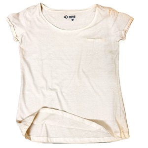 T-shirt à col rond en coton surdimensionné de luxe avec impression en feuille d'aluminium personnalisée et conception de logo grande taille pour femmes court décontracté Streetwear - Product Image 4