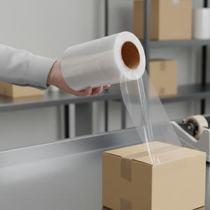 Film étirable pré-découpé en gros, LDPE durable, film d'emballage manuel - Product Image 2