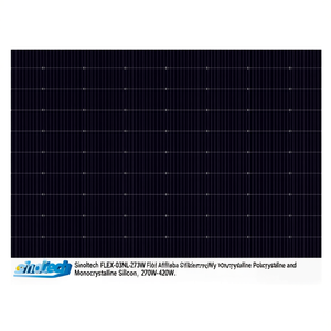 Sinoltech FLEX-03NL-270W <b>Folding</b> <b>Solar</b> <b>Panel</b>-High Efficiency Polycrystalline and Monocrystalline Silicon 270W-420W - Product Image 2