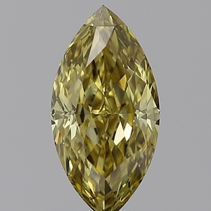 IGI 0,58 CT Fancy Yellow Marquise Lab Grown Diamond Loose para anillo o fabricación de joyas VVS2 Claridad certificada por GIA - Product Image 1