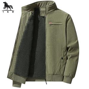 Abrigo fino informal de negocios para hombre 2024, chaqueta con cuello de béisbol de invierno, cremallera, corto, suelto, de Color sólido, a la moda para primavera y otoño XS - Product Image 4