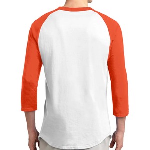 Camiseta de cuello redondo de manga 3/4 para hombre informal deportiva, camisetas personalizadas con dobladillo curvo transpirable - Product Image 5
