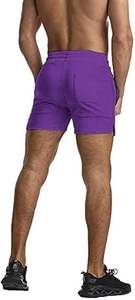 Gran oferta de ropa deportiva y ropa deportiva de estilo callejero para hombre, camisetas de Color sólido y conjunto de pantalones cortos de talla grande a juego - Product Image 5