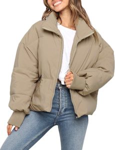 Mode décontracté femme dames doudounes bulle grande taille veste femme et veste bouffante brillante - Product Image 2