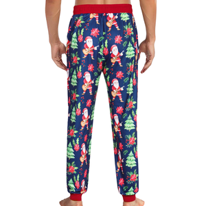 Vêtements de sport de bonne qualité à la mode Look classique Fermeture à cordon Polyester et coton Tissu Pantalon de survêtement pour hommes - Product Image 2