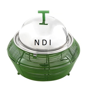 Dernière conception de finition personnalisée en acier inoxydable marmite décorative de service alimentaire casseroles marmite de service pour la vaisselle de fête de mariage - Product Image 1
