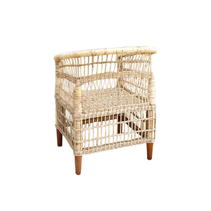 Chaise en rotin et bambou pour l'extérieur, pour restaurant ou intérieur de maison - Product Image 3