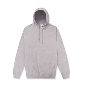 Chándal de lana de peso pesado de otoño informal de lujo unisex, sudaderas con capucha de hombre con estampado de logotipo personalizado liso teñido - Product Image 2