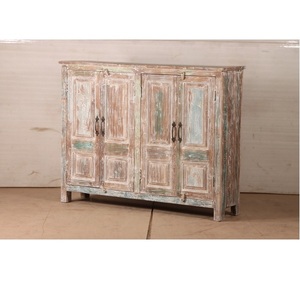 Customized Wood Cabinet <b>Sideboard</b> Buffet <b>Storage</b> Furniture for Home Living Room Dining Room with Display Area Multi Functional - Product Image 1