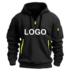 Sweats à capuche personnalisés pour hommes 100% coton lourd luxe qualité bouffée impression surdimensionné Streetwear pulls à capuche pour hommes - Product Image 5