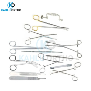 Instruments chirurgicaux sur mesure de haute qualité pour la chirurgie de base Ensemble de 14 utilisation à l'hôpital par KAHLU ORTHOPEDIC - Product Image 3