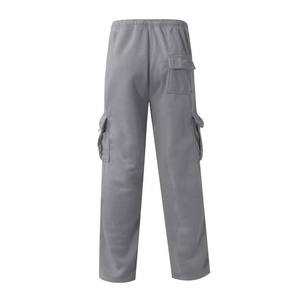 Pantalons de survêtement amples pour hommes sur mesure en gros, jambe droite, taille mi-haute, cordon de serrage, broderie, jogging décontracté, pantalon de haute qualité, pas cher - Product Image 6
