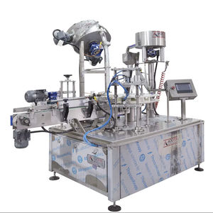 Máquina Llenadora de Botellas de Líquido Neumática Semiautomática |   PLC con Pantalla Táctil |   Acero Inoxidable SS304/SS316 |   Boquilla de 2-8 orificios - Product Image 1