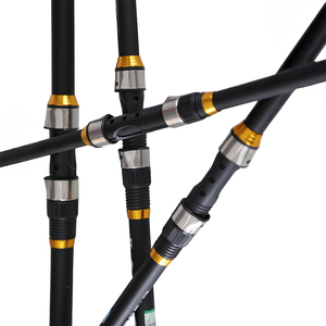 Canne à pêche compacte en verre 1,65-3,6 m télescopique à action moyenne avec poignée en EVA pour la pêche en mer à la truite et aux poissons d'eau salée - Product Image 4