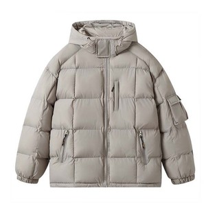 High Quality Men's Winter Outdoor Puffer <b>Jacket</b> Thick <b>Camo</b> Bubble Hood Windbreaker Custom Logo Front High Street Style-Wholesale - Product Image 2