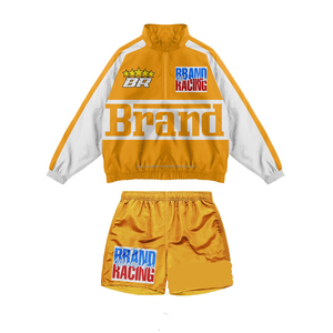Chaqueta Deportiva Personalizada Ligera y Transpirable de Talla Grande, Chaqueta Cortavientos Reflectante Personalizada, Conjunto Deportivo Cortavientos - Product Image 3