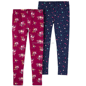 Mallas con estampado de allover para niña, mallas de algodón, ajustadas - Product Image 5