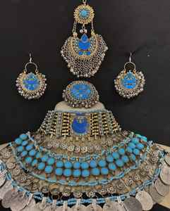 Top Trendy Customized <b>Handmade</b> Bridal & Party Wear Afghan <b>Jewellery</b> Sets Ladies Stainless Steel Latest Design for Gifts - Product Image 2
