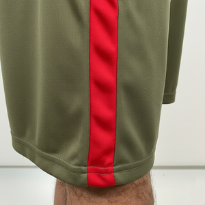 กางเกงขาสั้นผ้าฟลีซคอตตอน 100% สำหรับผู้ชาย กางเกงขาสั้นแฟชั่นสุดฮิตพร้อมขอบเอวยางยืด กางเกงขาสั้นลำลองผู้ชายสั่งทำพิเศษ - Product Image 5