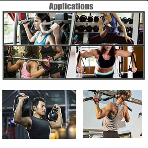 Guantes de gimnasio con estampado de logotipo personalizado Guantes de medio dedo con estampado de logotipo personalizado Entrenamiento físico Entrenamiento Levantamiento de pesas Unisex Adultos - Product Image 5