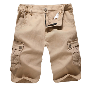 Customized 100% Cotton Men's High Waist Breathable Eco-Friendly <b>Cargo</b> <b>Shorts</b> <b>Lightweight</b> Summer Casual Pants New Design MOQ - Product Image 5