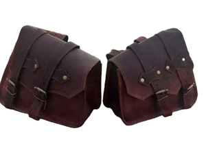 Sacoches en cuir de moto personnalisées Sacs à bagages multi-poches pour motocyclistes Sacoches en cuir-Sacs à bagages de taille personnalisée - Product Image 5