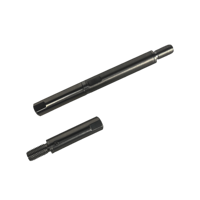 Kit de quincaillerie pour garde-corps de câble en acier inoxydable en gros Raccord de câble à boulon fileté horizontal noir