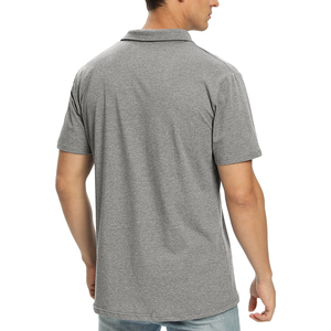 Haute qualité hommes polos coton à manches courtes en plein air tenue décontracté Golf vêtements évacuation de l'humidité Polo T-Shirt pour hommes - Product Image 4