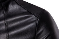 Veste Homme Hiver 2025 – Nouveaux Designs OEM, Cuir PU de Haute Qualité, Sans Col, Séchage Rapide, Coupe Slim, Grande Taille, Respirante, Personnalisable