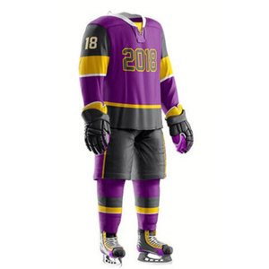 Nouveau style unique uniformes de hockey sur glace de sublimation vêtements de sport ensembles d'uniformes de hockey sur glace de sport personnalisés - Product Image 2