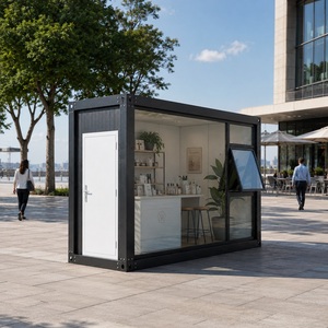 Cafetería LUX Personalizable: Casa Contenedor Pequeña Desmontable para Vacaciones con Panel de Lana de Roca, Diseño de Tienda Minorista - Product Image 3