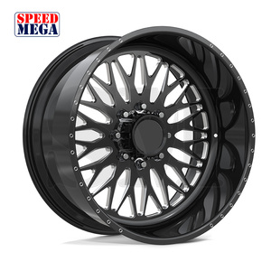 Rines de Aluminio Forjado Negro Super Concavos para Camioneta, Todoterreno, 20x10J 22x12J 24x14J 6x139.7 para Toyota Nissan - Product Image 1