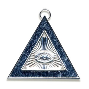 Bijou de collier artisanal écossais en argent fabriqué en usine prix bon marché bijou de collier Regalia francs-maçons - Product Image 1