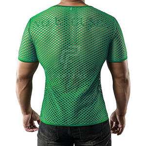 Camisetas de malla de alto rendimiento para entrenamientos intensos y sesiones de fitness, camisetas de malla para hombre - Product Image 3