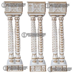 Piliers de mariage en bois Gopuram de Delhi, Inde - Product Image 4