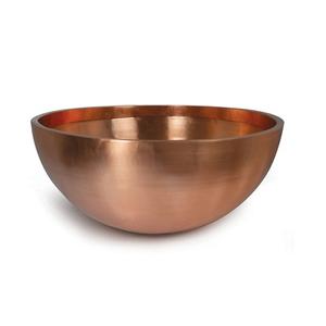 Bol à mélanger rond en cuivre martelé, bol de service pour salade, pour la maison et la cuisine des hôtels - Product Image 5