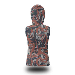 Maillots de football américain personnalisés avec drapeau américain, ensembles unisexes respirants, grandes tailles, 7V7, sans manches, antibactériens, séchage rapide, pour tous - Product Image 3