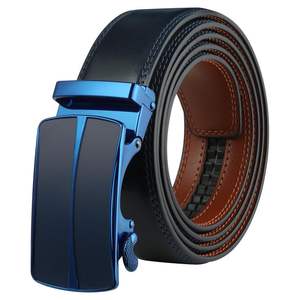 Cinturones de cuero genuino verdadero para uso unisex con diseño de logotipo personalizado - Product Image 5