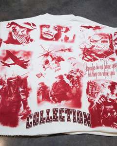 T-shirts surdimensionnés pour hommes sérigraphiés Streetwear avec des graphiques personnalisés en coton lourd à manches courtes coupe Boxy courte - Product Image 2