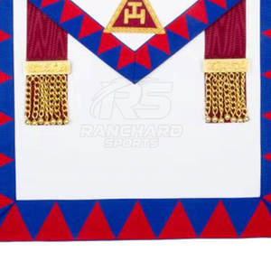 Delantal Masónico Artesanal, Accesorios Premium para Logia, Delantal Masónico con Bordado Tradicional Hecho a Mano - Product Image 3