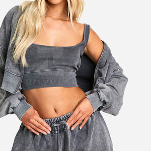 Servicio OEM, Conjuntos Deportivos Transpirables de Invierno para Mujer, Tallas Grandes, Venta al Por Mayor, Logotipo Personalizado, Alta Calidad - Product Image 3